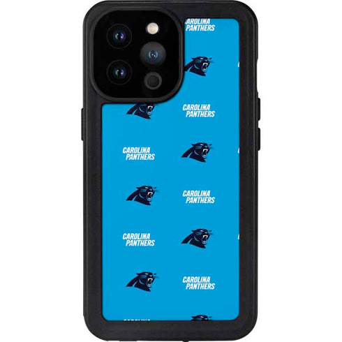 NFL Carolina Panthers Blitz Series iPhone 14 Pro Max Waterproof Case