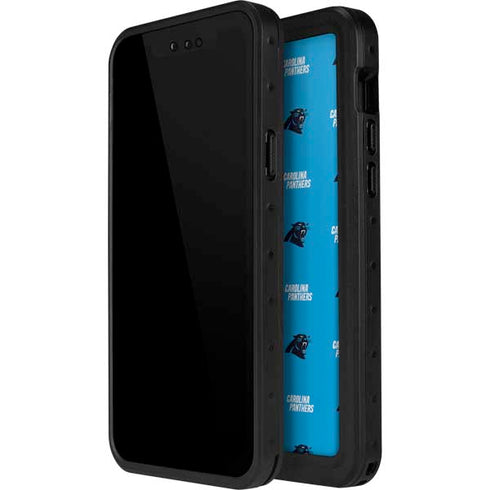 NFL Carolina Panthers Blitz Series iPhone 14 Pro Max Waterproof Case