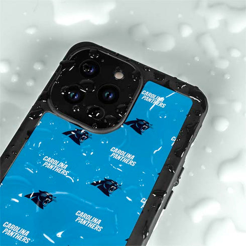 NFL Carolina Panthers Blitz Series iPhone 14 Pro Max Waterproof Case