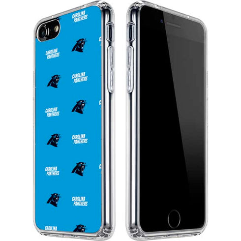 NFL Carolina Panthers Blitz Series iPhone SE (2nd & 3rd Gen) Clear Case