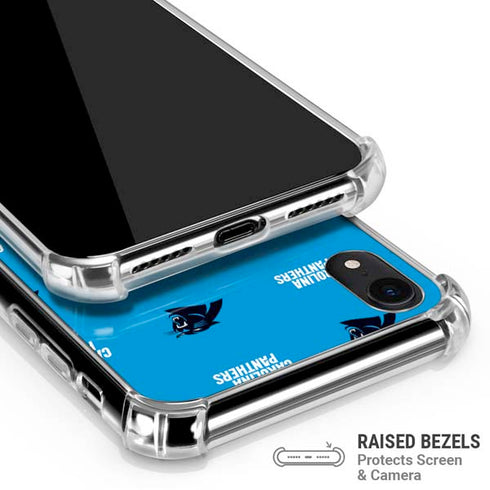 NFL Carolina Panthers Blitz Series iPhone XR Clear Case