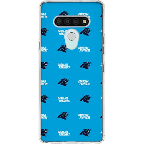 NFL Carolina Panthers Blitz Series LG Stylo 6 Clear Case
