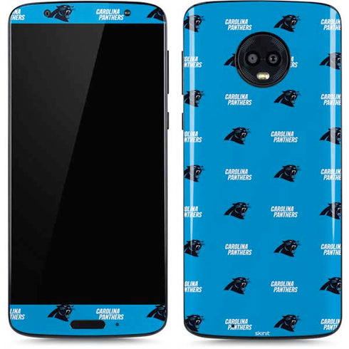 NFL Carolina Panthers Blitz Series Moto G6 Skin