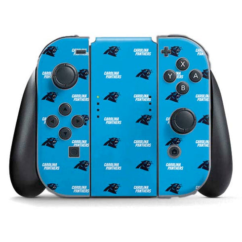 NFL Carolina Panthers Blitz Series Nintendo Switch (2017-2021) Joy-Con Controller Skin