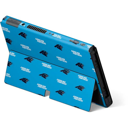NFL Carolina Panthers Blitz Series Nintendo Switch OLED (2021) Skin