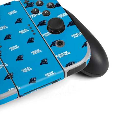 NFL Carolina Panthers Blitz Series Nintendo Switch OLED (2021) Skin