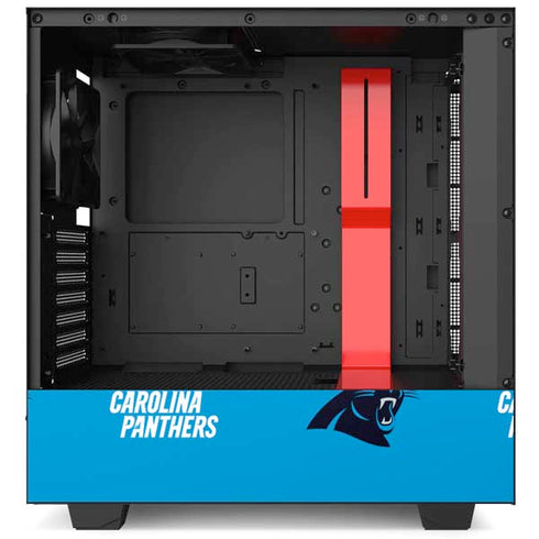 NFL Carolina Panthers Blitz Series NZXT H510 Compact ATX Mid-Tower Case Skin
