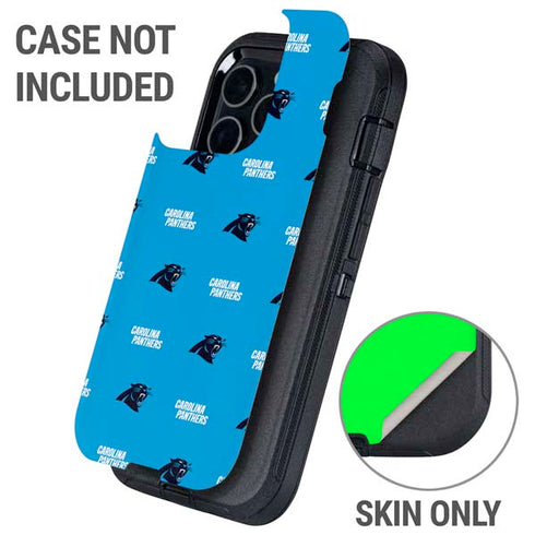 NFL Carolina Panthers Blitz Series Otterbox Defender iPhone Skin