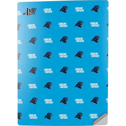 NFL Carolina Panthers Blitz Series PS5 Digital Edition Console Skin