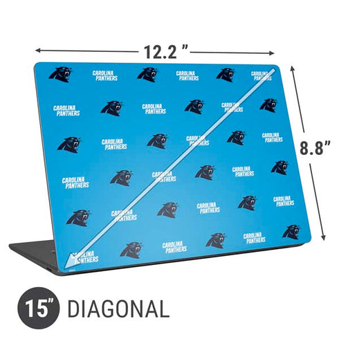 NFL Carolina Panthers Blitz Series Universal Laptop 15in (12.2 x 8.8in) Skin