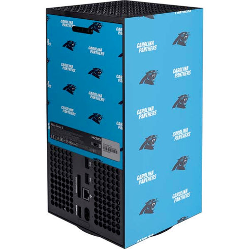 NFL Carolina Panthers Blitz Series Xbox Series X Console Skin