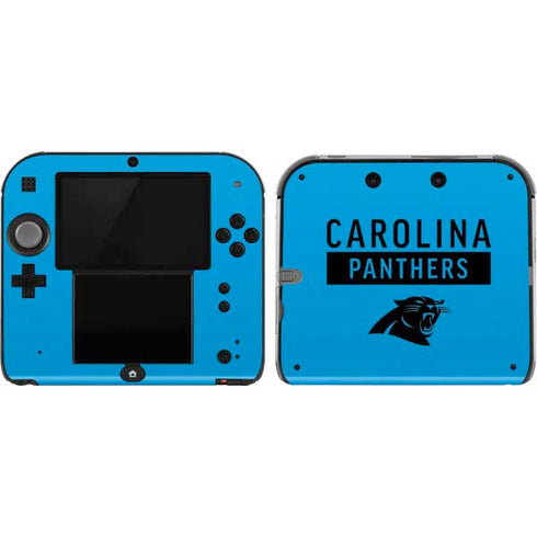 NFL Carolina Panthers Blue Performance Series Nintendo 2DS Skin