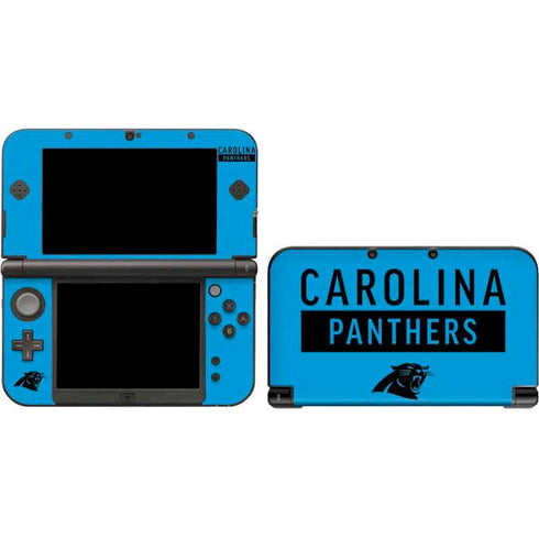 NFL Carolina Panthers Blue Performance Series 3DS XL 2015 Skin
