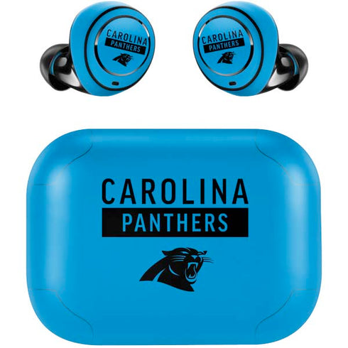 NFL Carolina Panthers Blue Performance Series Amazon Echo Buds Skin