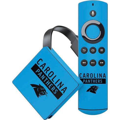 NFL Carolina Panthers Blue Performance Series Amazon Fire TV Skin