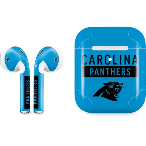 NFL Carolina Panthers Blue Performance Series Apple AirPods 2 Skin