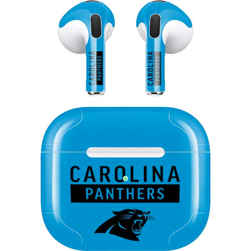 NFL Carolina Panthers Blue Performance Series Apple AirPods (3rd Gen 2021) Skin