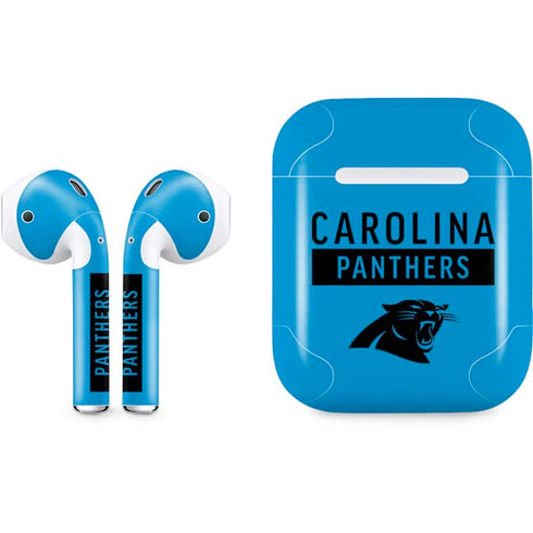 NFL Carolina Panthers Blue Performance Series Apple AirPods Skin