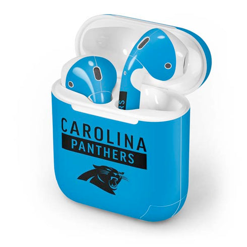 NFL Carolina Panthers Blue Performance Series Apple AirPods Skin