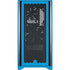 NFL Carolina Panthers Blue Performance Series Corsair 4000D Tempered Glass Mid-Tower ATX Case Skin