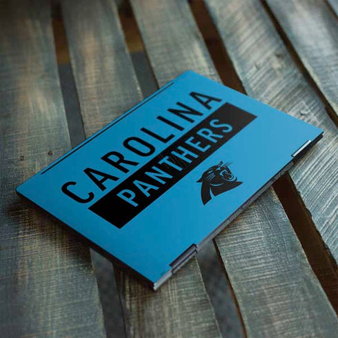 NFL Carolina Panthers Blue Performance Series HP Envy Skin