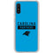 NFL Carolina Panthers Blue Performance Series Galaxy A10e Clear Case