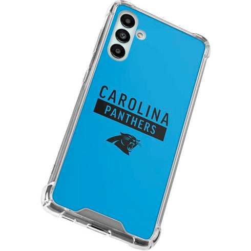 NFL Carolina Panthers Blue Performance Series Galaxy A13 5G Clear Case