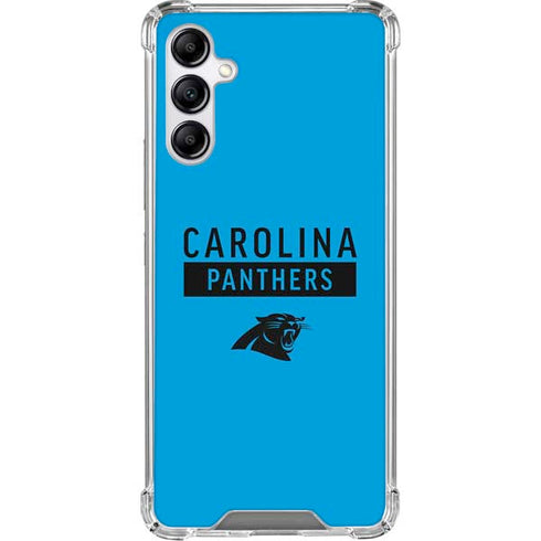 NFL Carolina Panthers Blue Performance Series Galaxy A15 5G Clear Case