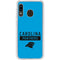NFL Carolina Panthers Blue Performance Series Galaxy A20 Clear Case