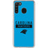 NFL Carolina Panthers Blue Performance Series Galaxy A21 Clear Case