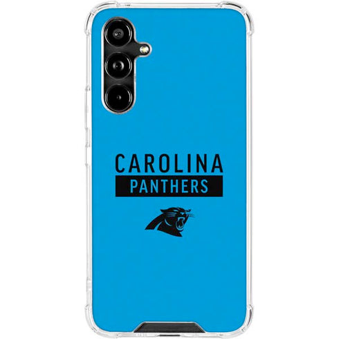 NFL Carolina Panthers Blue Performance Series Galaxy A54 5G Clear Case
