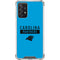 NFL Carolina Panthers Blue Performance Series Galaxy A72 5G Clear Case