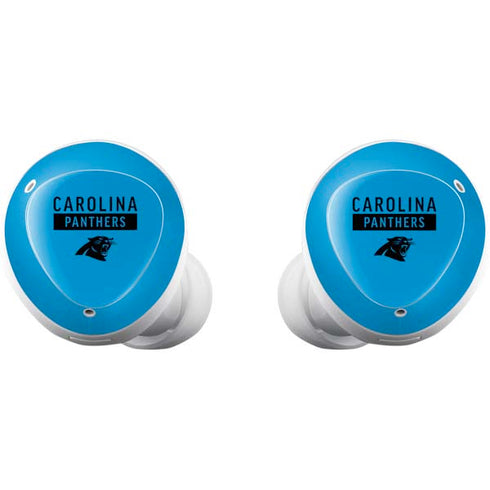 NFL Carolina Panthers Blue Performance Series Galaxy Buds Plus Skin