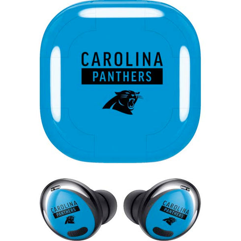NFL Carolina Panthers Blue Performance Series Galaxy Buds Pro Skin