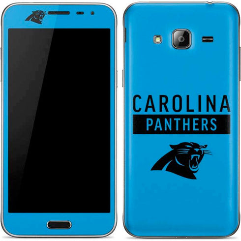 NFL Carolina Panthers Blue Performance Series Galaxy J3 Skin