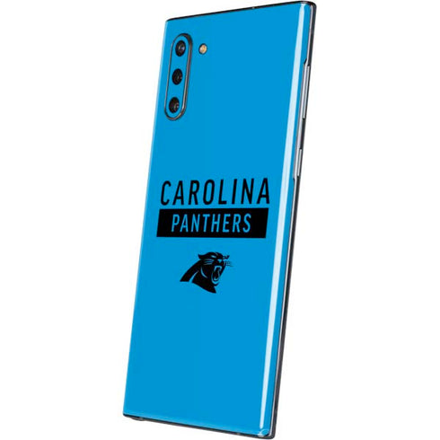 NFL Carolina Panthers Blue Performance Series Galaxy Note 10 Skin