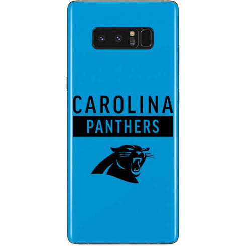 NFL Carolina Panthers Blue Performance Series Galaxy Note 8 Skin