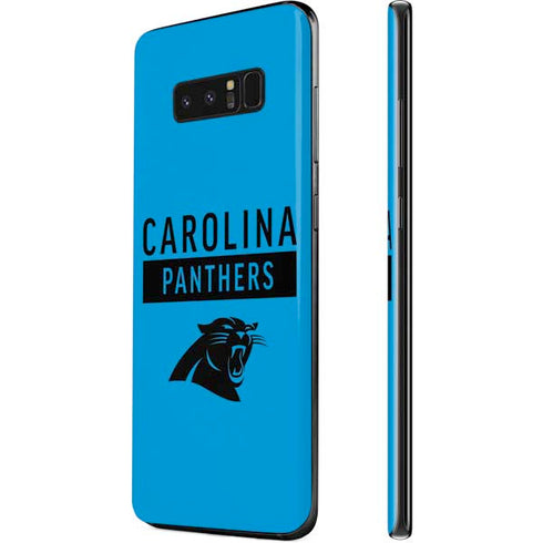 NFL Carolina Panthers Blue Performance Series Galaxy Note 8 Skin