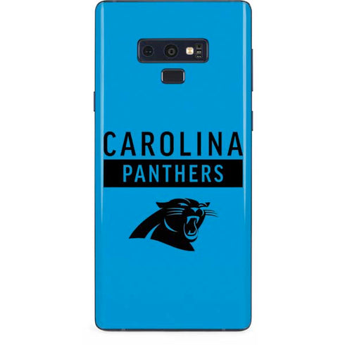NFL Carolina Panthers Blue Performance Series Galaxy Note 9 Skin
