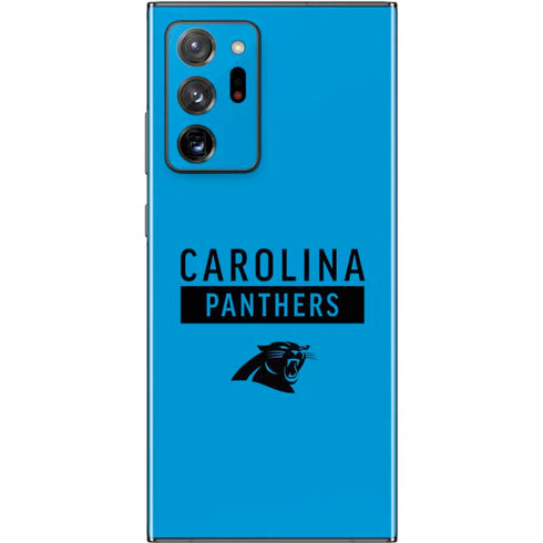 NFL Carolina Panthers Blue Performance Series Galaxy Note20 Ultra 5G Skin