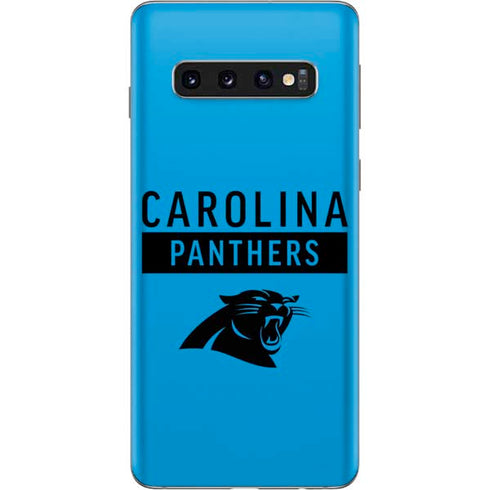 NFL Carolina Panthers Blue Performance Series Galaxy S10 Skin