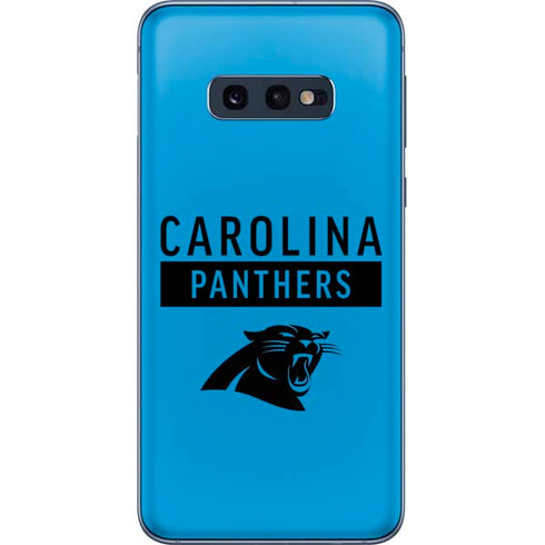 NFL Carolina Panthers Blue Performance Series Galaxy S10e Skin