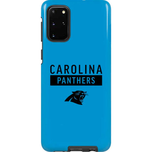 NFL Carolina Panthers Blue Performance Series Galaxy S20 Plus Pro Case