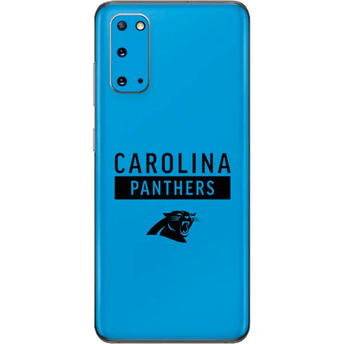 NFL Carolina Panthers Blue Performance Series Galaxy S20 Skin