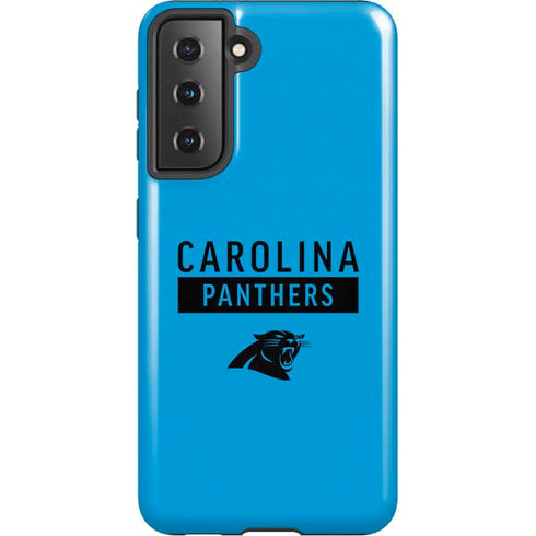 NFL Carolina Panthers Blue Performance Series Galaxy S21 5G Pro Case