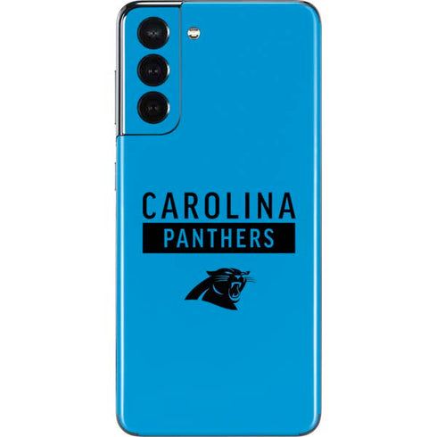 NFL Carolina Panthers Blue Performance Series Galaxy S21 5G Skin