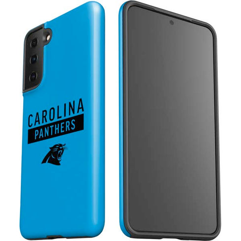 NFL Carolina Panthers Blue Performance Series Galaxy S21 FE Pro Case