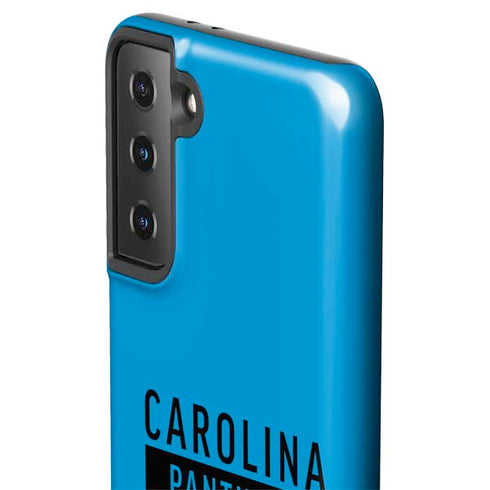 NFL Carolina Panthers Blue Performance Series Galaxy S21 Plus 5G Pro Case