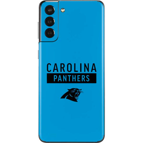 NFL Carolina Panthers Blue Performance Series Galaxy S21 Plus 5G Skin