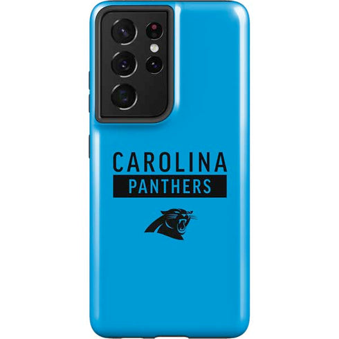 NFL Carolina Panthers Blue Performance Series Galaxy S21 Ultra 5G Pro Case